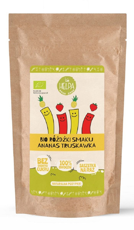 Różdżki Smaku Mix Ananas - Truskawka (Liofilizowane Owoce) BIO (10 x 2 g) 20 g