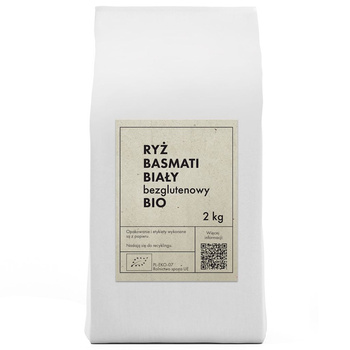 Ryż Basmati Biały Bezglutenowy BIO 2 kg