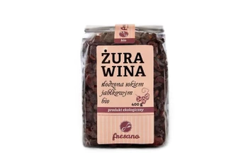 ŻURAWINA SŁODZONA SOKIEM JABŁKOWYM BIO (400 g)