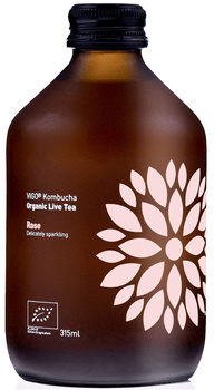 Kombucha Różana Bezglutenowa BIO 330 ml (4 szt x 330 ml)