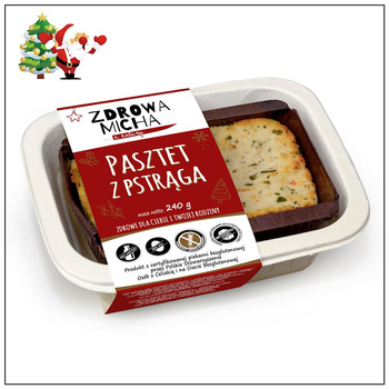 Pasztet z Pieczonego Pstrąga Bezglutenowy 250 g - Zdrowa Micha (Na Zamówienie