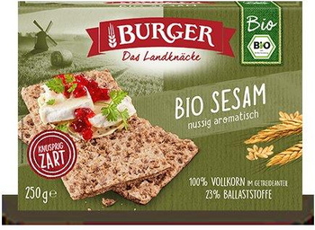 Pieczywo Chrupkie Błonnikowe Żytnie Razowe z Sezamem BIO (3 szt x 250 g)