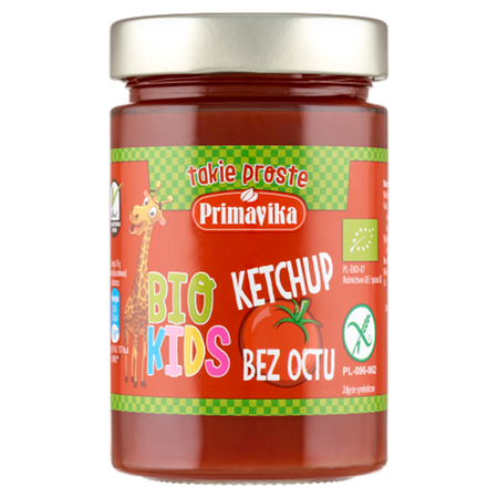 Ketchup Bez Octu Dla Dzieci Bezglutenowy BIO (2 szt x 315 g)