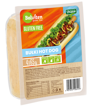 Bułki Do Hot Dogów Bezglutenowe (4 Szt.) (2 szt x 260 g)