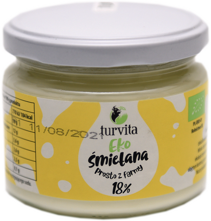 Śmietana 18 % BIO (3 szt x 250 g)