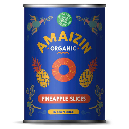 Ananas Plastry w Soku Własnym BIO 400 g () (2 szt x 225 g)