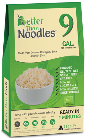 Makaron (Konjac) Noodle Bezglutenowy BIO 385 g () (3 szt x 300 g)