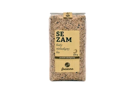 SEZAM BIAŁY NIEŁUSKANY BIO (500 g)