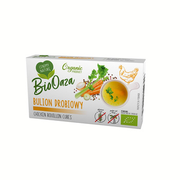 Bulion - Kostki Drobiowe Bez Dodatku Cukrów Bezglutenowe BIO (6 x 11 g) (4 szt x 66 g)