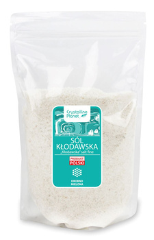 Sól Kłodawska Drobno Mielona Bezglutenowa (6 szt x 1 kg)