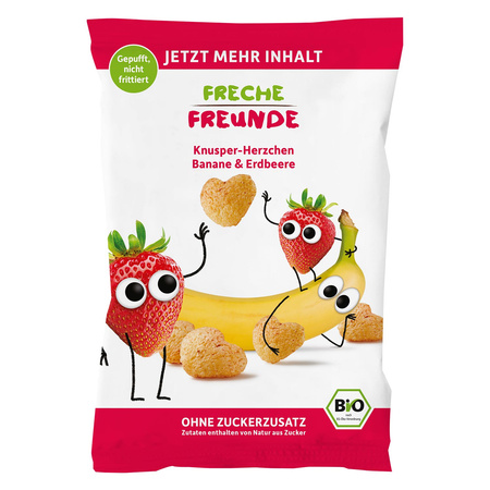 Chrupki Kukurydziane Bananowo - Truskawkowe Od 1 Roku BIO (4 szt x 30 g)