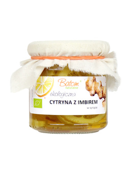Cytryna z Imbirem w Syropie BIO (90 g) (2 szt x 220 g)