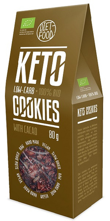 Ciastka Kakaowe Keto BIO  - Diet (3 szt x 80 g)