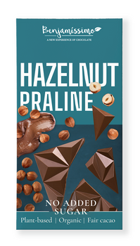 Czekolada z Orzechami Laskowymi Bez Dodatku Cukrów Bezglutenowa BIO (2 szt x 60 g)