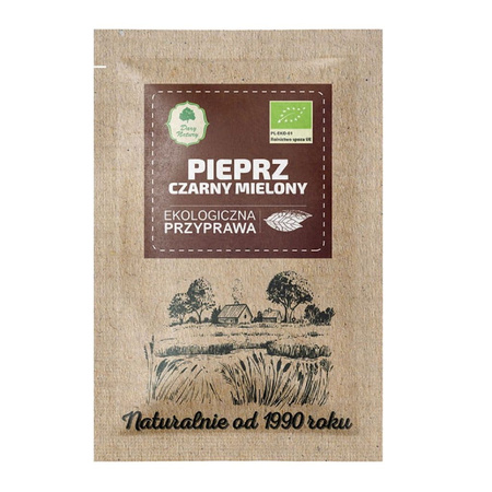 Pieprz Czarny Mielony BIO 15 g