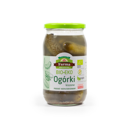 Ogórki Kiszone Bezglutenowe BIO 700 g () (2 szt x 400 g)