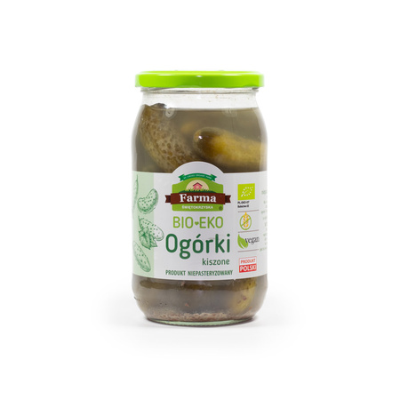 Ogórki Kiszone Bezglutenowe BIO 700 g (400 g)