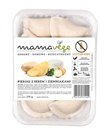 Pierogi z Serem i Ziemniakami Bezglutenowe 275 g