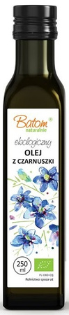 Olej z Czarnuszki Tłoczony Na Zimno BIO 250 ml