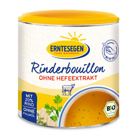 Bulion Wołowy Bez Dodatku Drożdży w Proszku BIO (2 szt x 120 g)