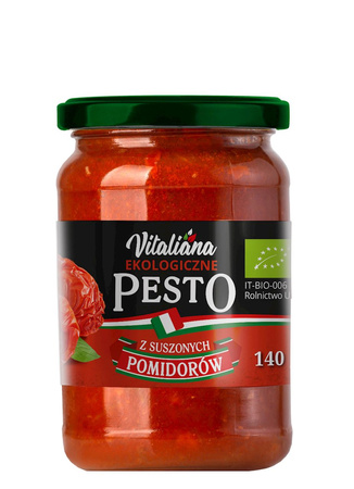 Pesto Czerwone z Suszonych Pomidorów BIO (2 szt x 140 g)