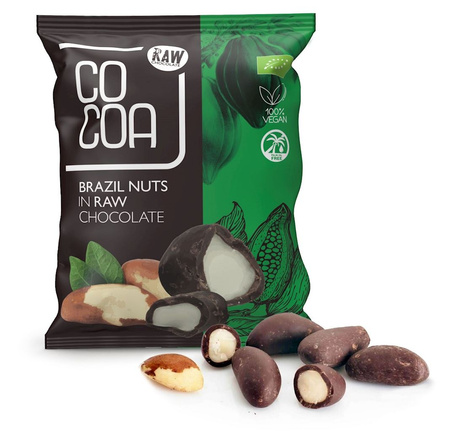 Orzechy Brazylijskie w Czekoladzie Surowej BIO (2 szt x 70 g)