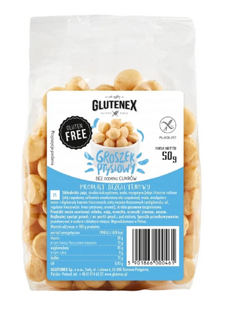 Groszek Ptysiowy Bez Dodatku Cukrów Bezglutenowy (4 szt x 50 g)