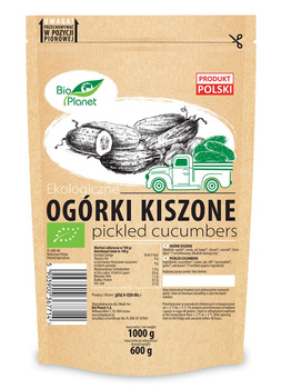 Ogórki Kiszone BIO 1 kg () (Doypack) (2 szt x 600 g)