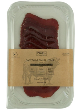 Szynka Wołowa Dojrzewająca Plastry Bezglutenowa 65 g