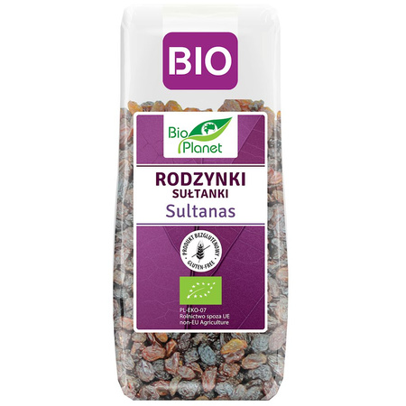 Rodzynki Sułtanki Bezglutenowe BIO (3 szt x 200 g)