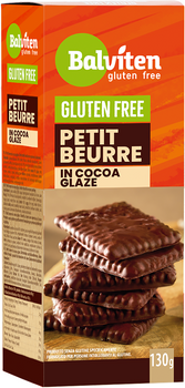 Herbatniki Maślane Petit Beurre w Polewie Kakaowej Bezglutenowe (2 szt x 130 g)