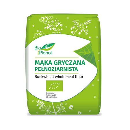 Mąka Gryczana Pełnoziarnista BIO (2 szt x 1 kg)