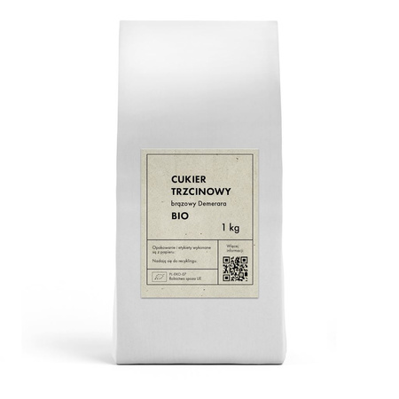 Cukier Trzcinowy Demerara BIO (2 szt x 1 kg)