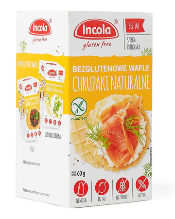 Wafle Kukurydziane Naturalne Bezglutenowe (3 szt x 60 g)