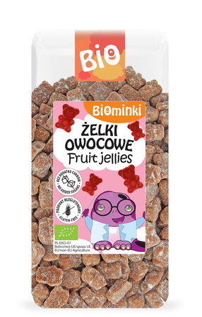 Żelki Owocowe Bez Dodatku Cukrów Bezglutenowe Bio 400 g