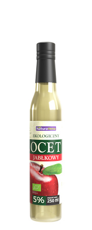 Ocet Jabłkowy 5 % Niefiltrowany  BIO 250 ml