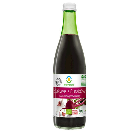 Zakwas z Buraków Kiszonych Bezglutenowy BIO 500 ml