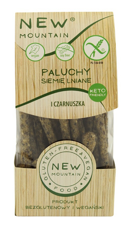 Paluchy z Siemieniem Lnianym i Czarnuszką Bezglutenowe (2 szt x 200 g)