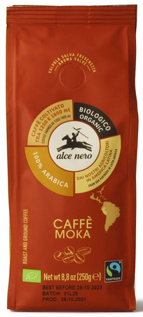 Kawa Mielona Arabica 100 % Moka Górska BIO 250 g