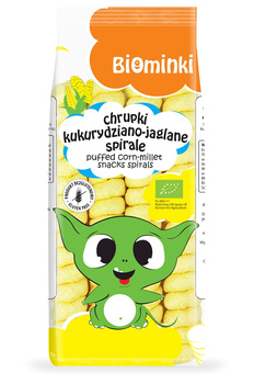 Chrupki Kukurydziano-Jaglane Spirale Bezglutenowe BIO (5 szt x 60 g)