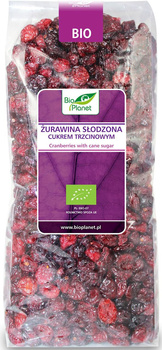 Żurawina Słodzona Cukrem Trzcinowym BIO 1 kg