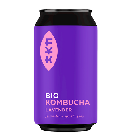 Kombucha Herbata Zielona z Lawendą Bezglutenowa BIO (3 szt x 330 ml)