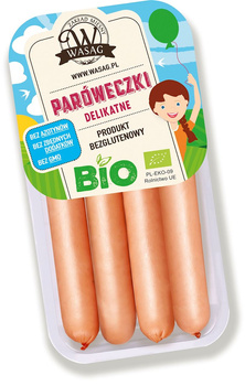 Parówki Delikatne Bezglutenowe BIO (2 szt x 150 g)