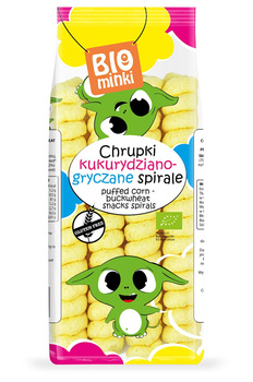 Chrupki Kukurydziano-Gryczane Spirale Bezglutenowe BIO (5 szt x 60 g)