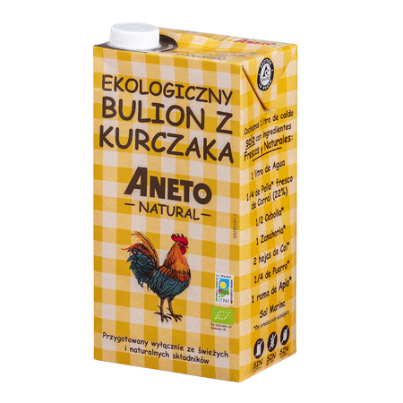 Bulion Drobiowy w Płynie Bezglutenowy BIO 1 l