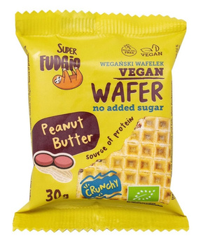 Wafelek z Kremem Arachidowym i Solą Bez Dodatku Cukru BIO (6 szt x 30 g)