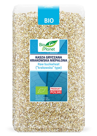 Kasza Gryczana Krakowska Niepalona Bio (2 szt x 1 kg)