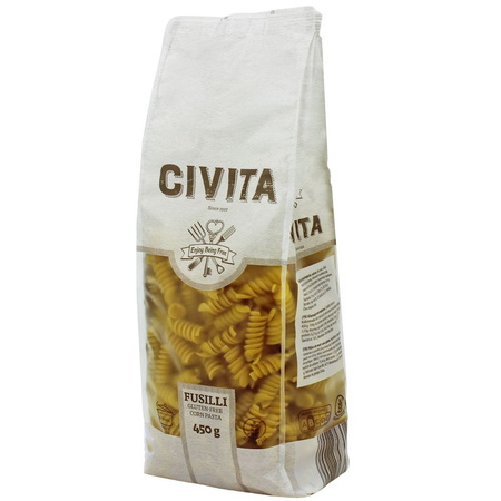 Makaron (Kukurydziany) Świderki Bezglutenowy (6 szt x 450 g)