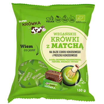 Krówki z Matchą Bezmleczne Bezglutenowe BIO (3 szt x 150 g)
