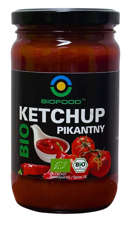 Ketchup Pikantny Bezglutenowy BIO 350 g